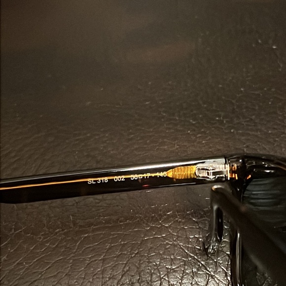 Saint Laurent unisex wayfarer 56mm square rectangle logo monogram sunglasses NEW - Picture 10 of 10